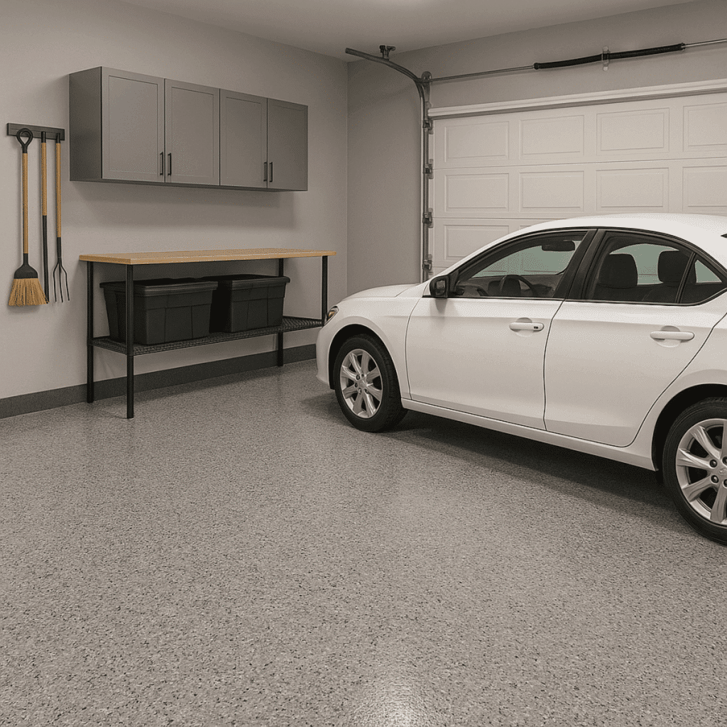Epoxy Resin Garage Floor Residential