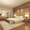 Hotel Bedroom Furniture and wall panel Vinyl Wrap Renewit wrap UK