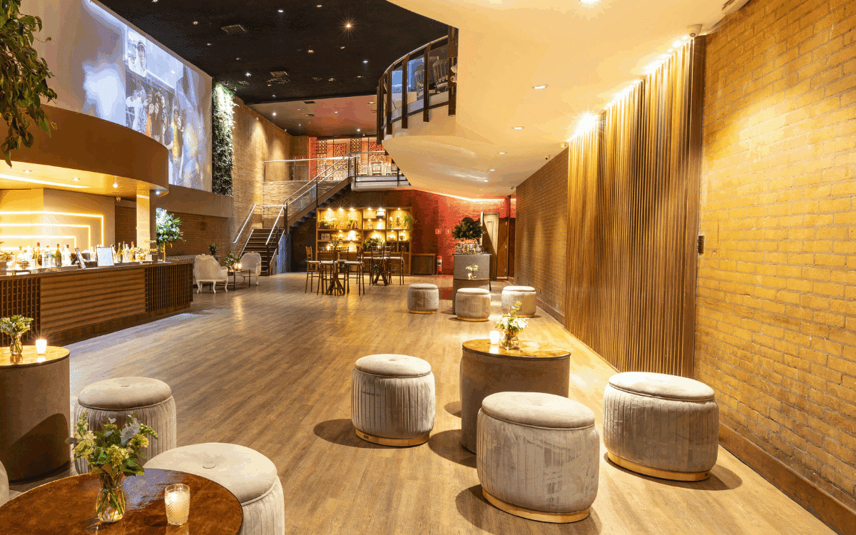 Hospitality interior wrapping for hotel bar and restaurant areas Renewit Wrap UK