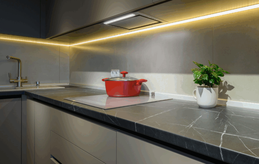 Slat effect replacement doors & cupboards Renewit UK